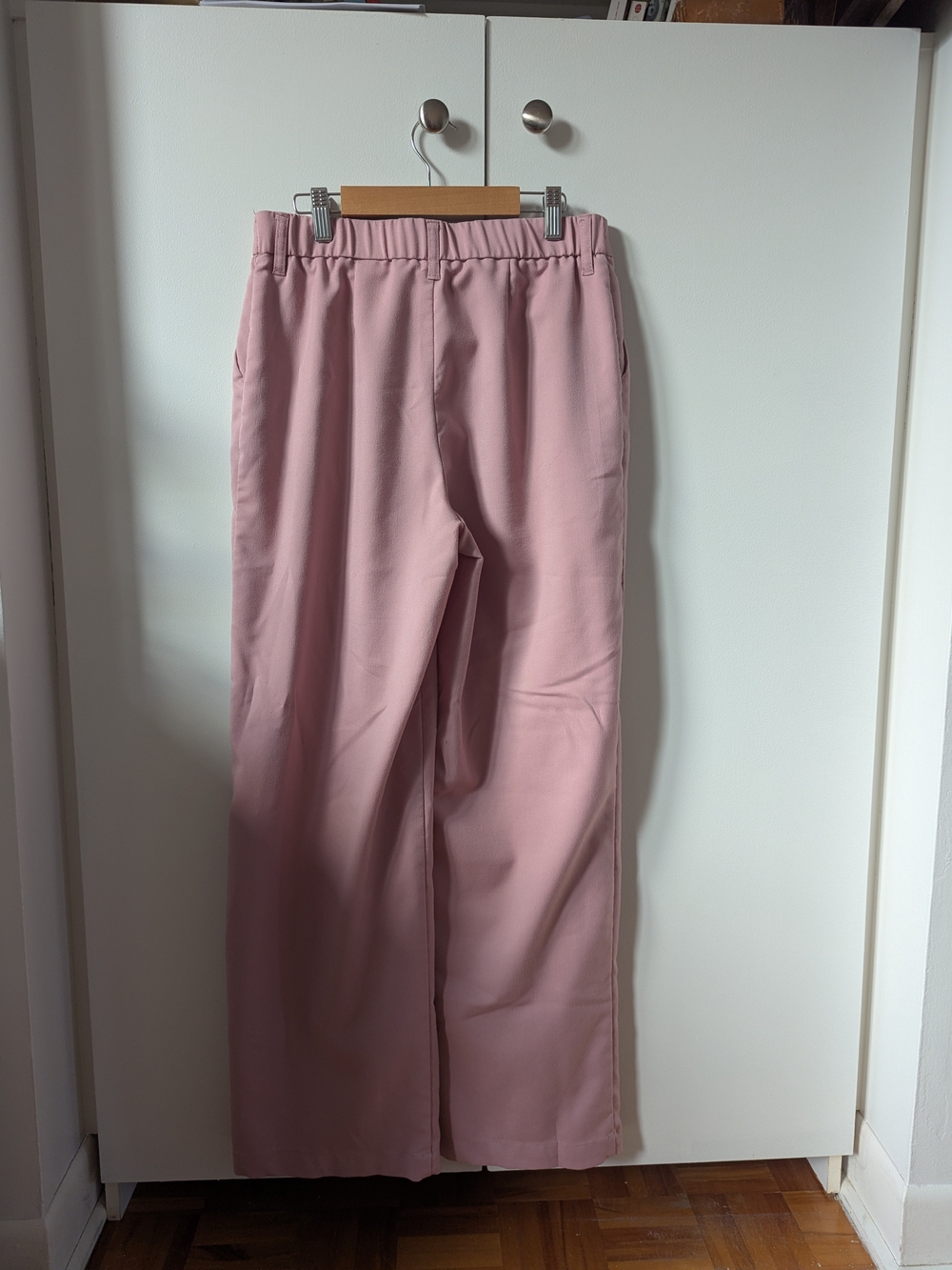 H&M Women's Wide-Leg Pants in Light Pink - Picture 2 of 3